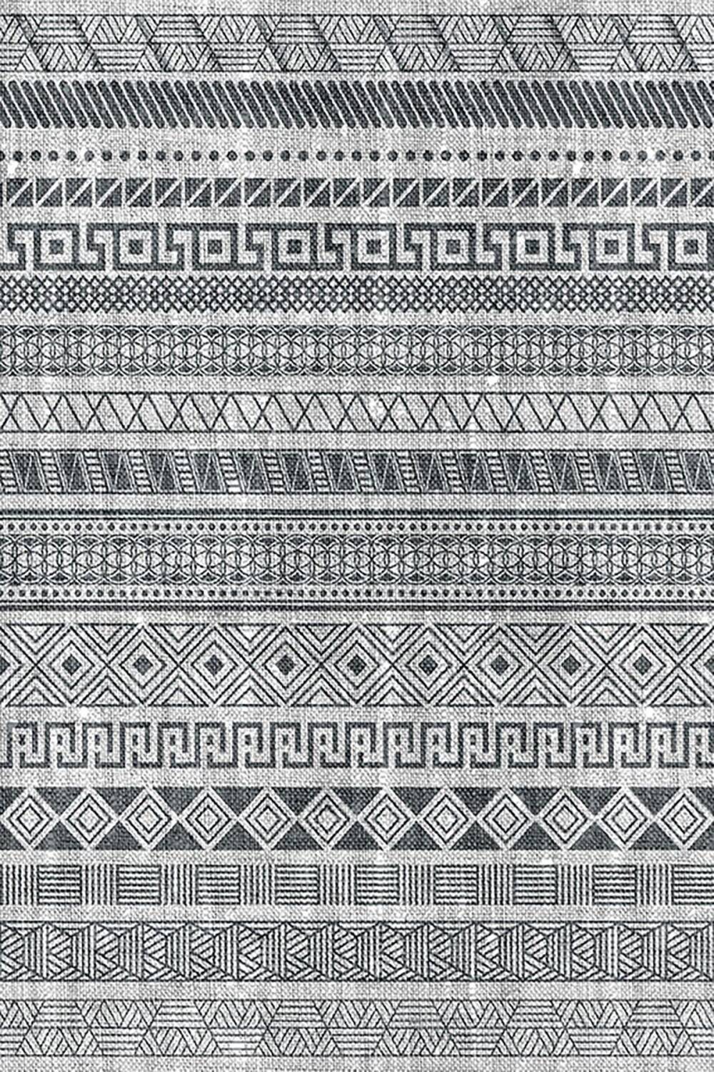 Kilim Desenli Kaymaz Taban Dijital Baskılı Halı - 1