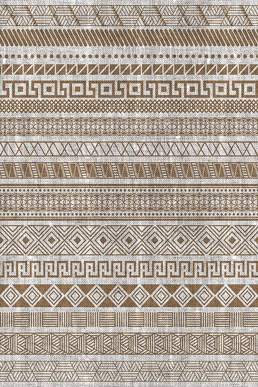 Kilim Desenli Kaymaz Taban Dijital Baskılı Halı - 3